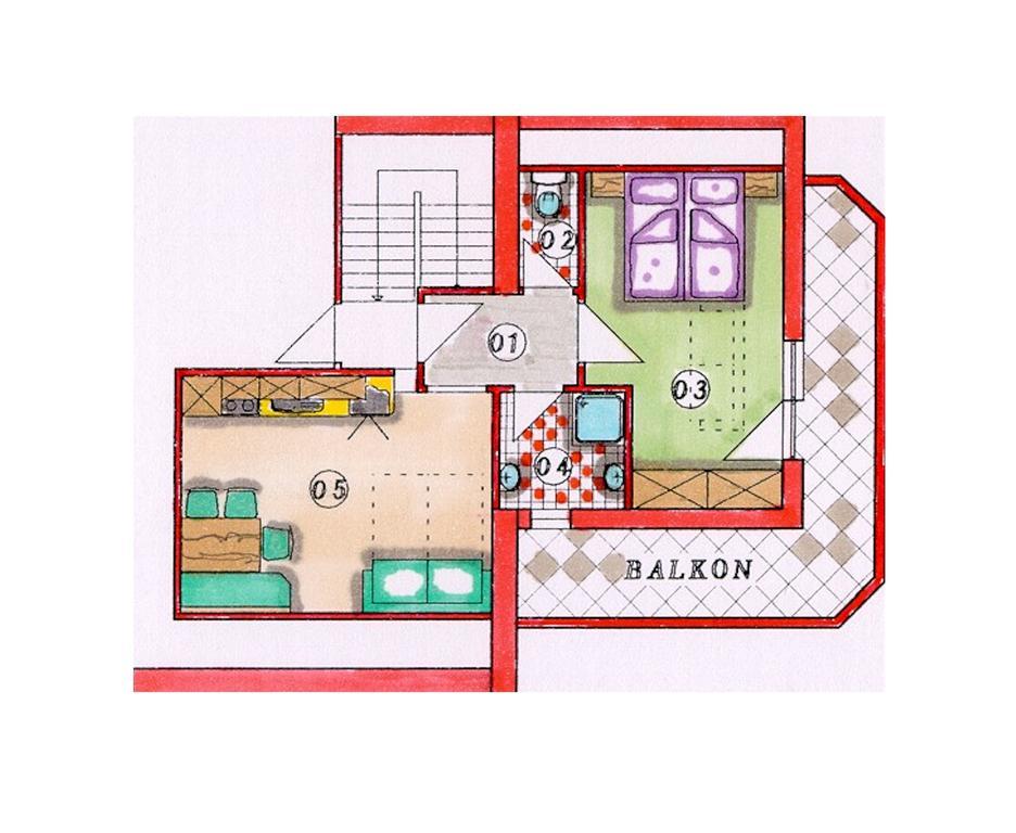 伯格布里克公寓酒店 伊施格尔 客房 照片