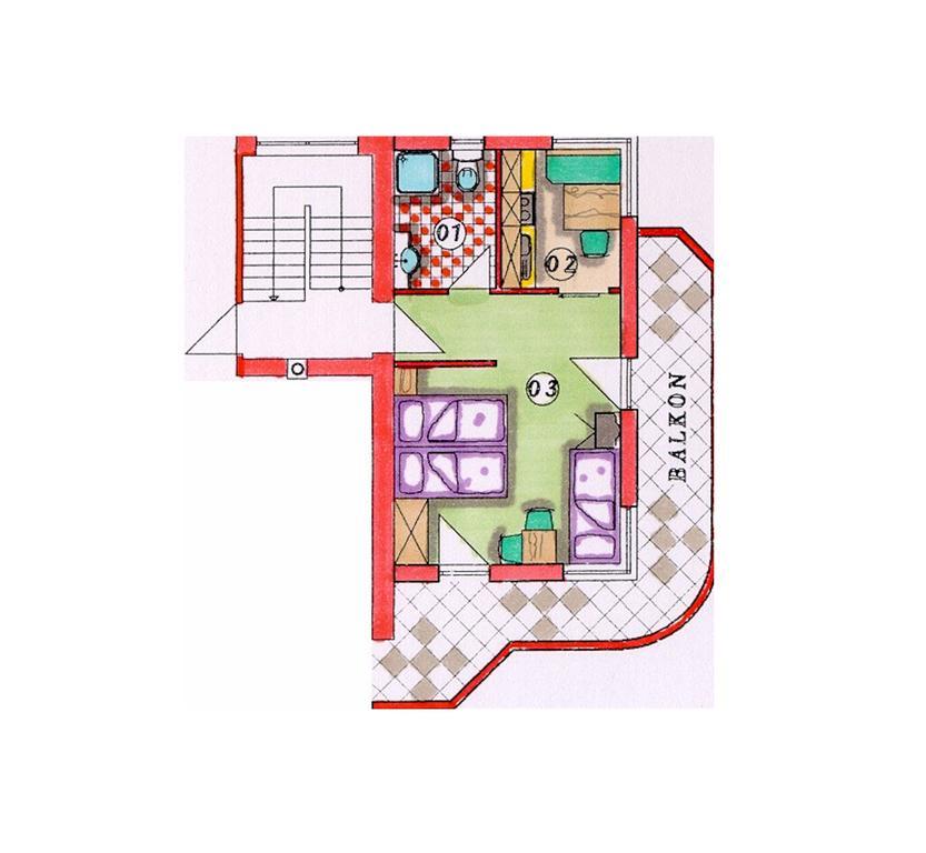 伯格布里克公寓酒店 伊施格尔 客房 照片