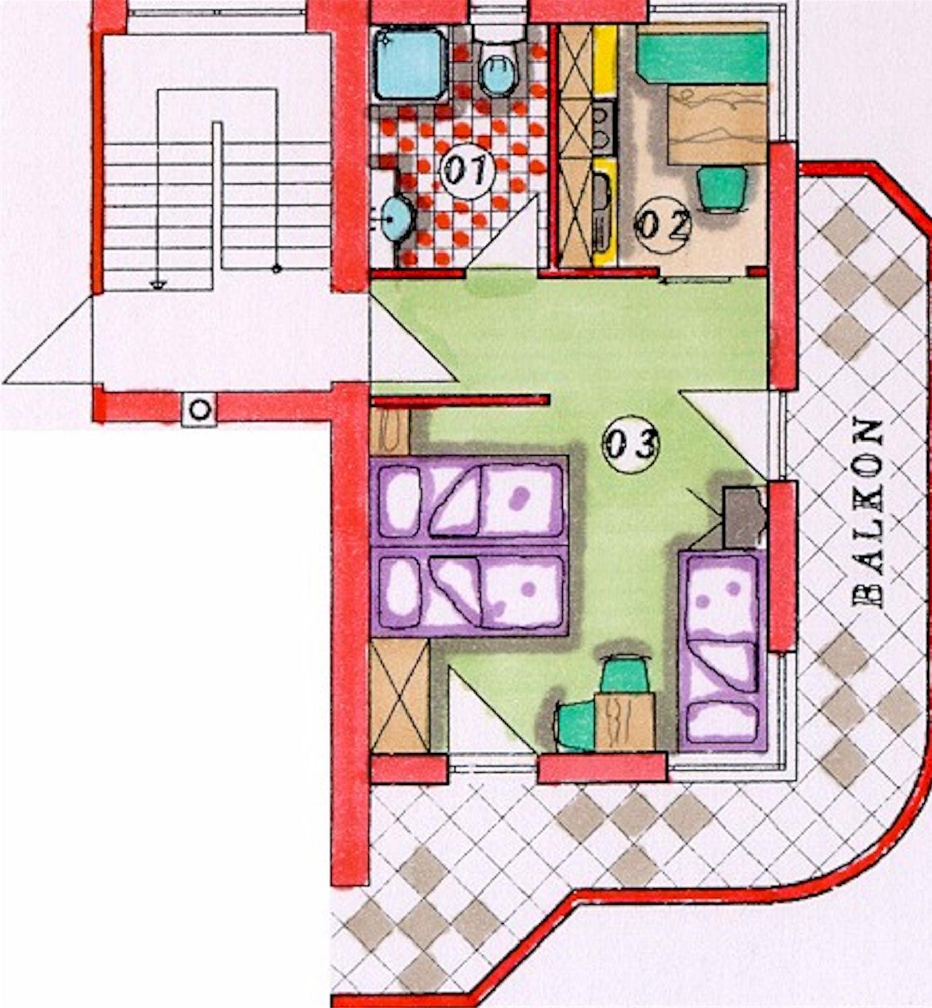 伯格布里克公寓酒店 伊施格尔 客房 照片
